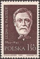 (1959-049) Марка Польша "Луи Пастер"   Великие ученые I Θ